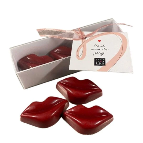 Chocolade Lippen –Caramel 3st