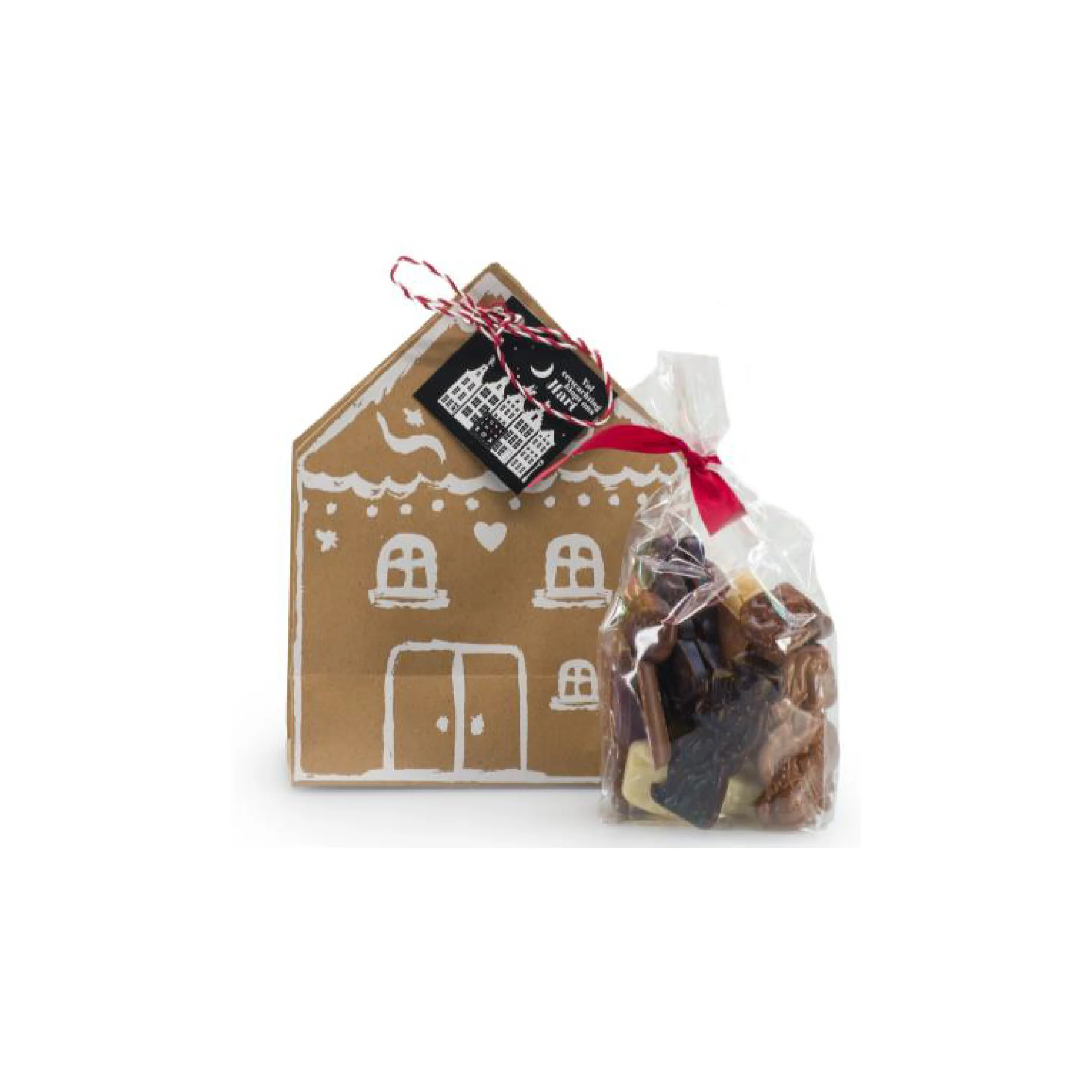 Kraft zak met Sint mix