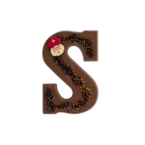 Luxe chocoladeletter deco melk