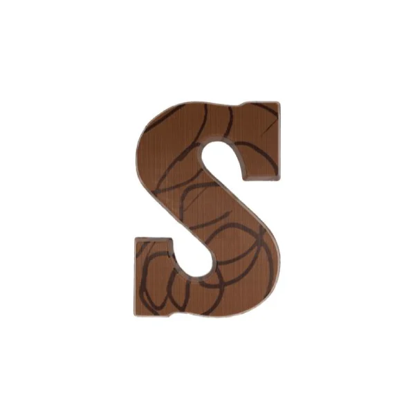 Gevulde chocoladeletter Nougat praline melk