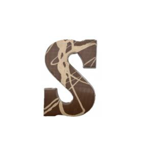 Gevulde chocoladeletter Lotus speculoosmelk