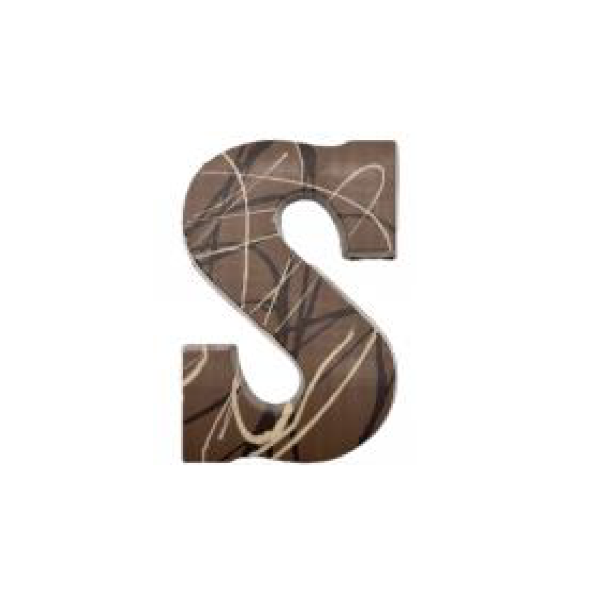 Gevulde chocoladeletter Brownie Caramel melk