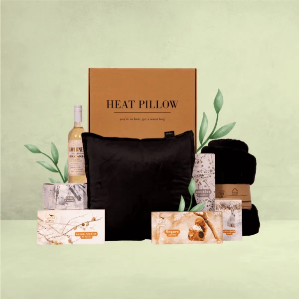 Cozy Heat Pillow Black - Duurzaam
