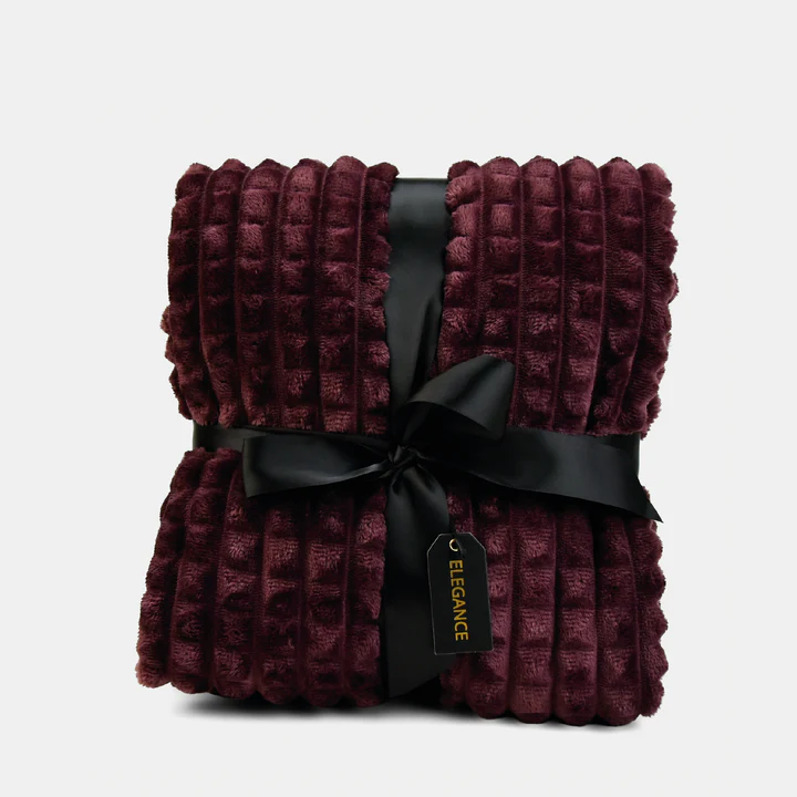 Plaid verpakt met strik - Afbeelding 2