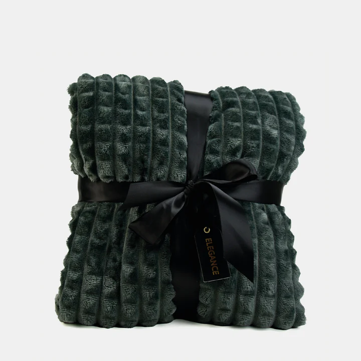 Plaid verpakt met strik - Afbeelding 4